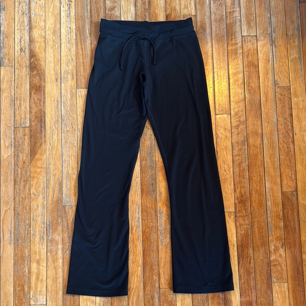 Prana Black Drawstring Yoga Pants